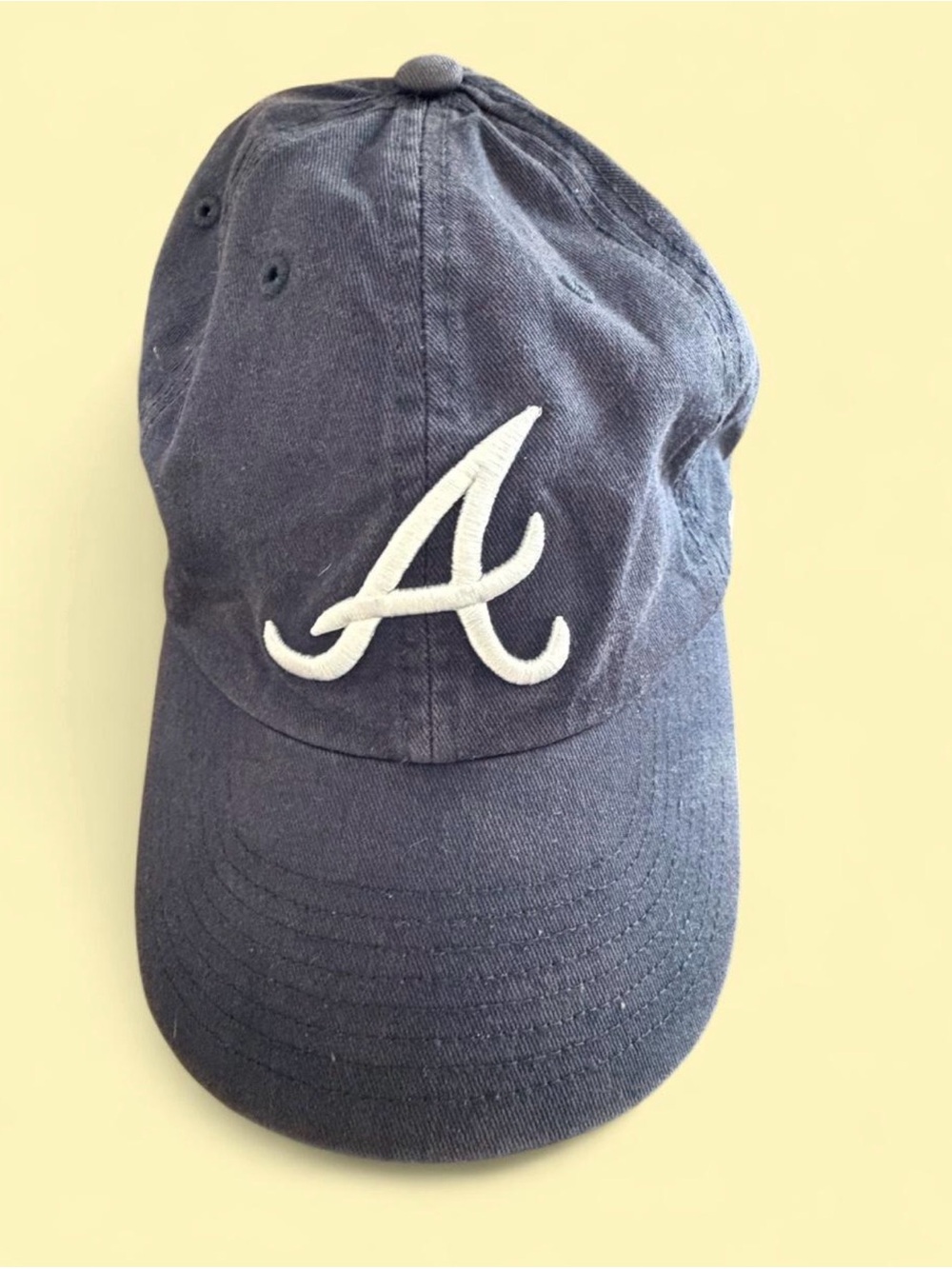 Embroidered 'A' Navy Baseball Cap - Classic Atlanta Braves Hat